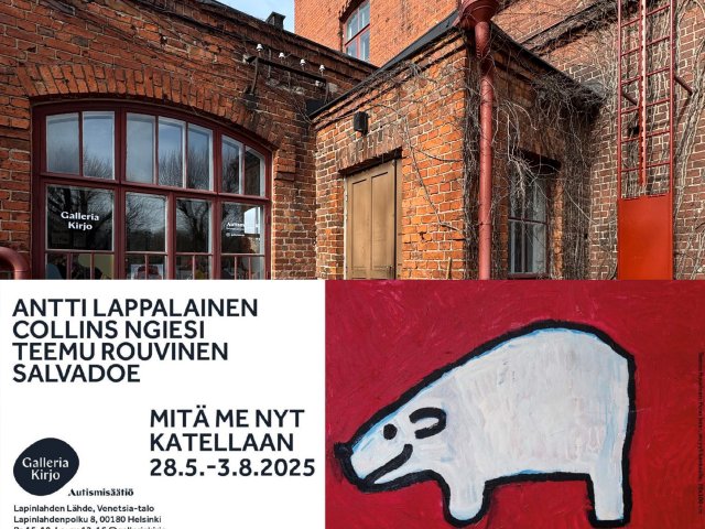 Lämpimästi tervetuloa Mitä me nyt katellaan -näyttelyyn Galleria Kirjoon!
