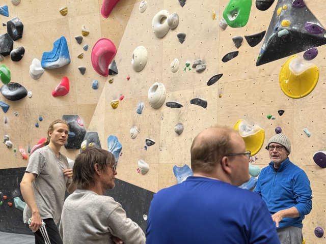 Vallilan OVP:n liikuntaryhmän unelma toteutui boulderointivierailulla