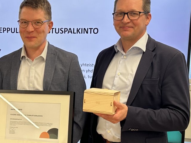Keppuli-palkinto 2026 Hoivarakentajat Oy:lle